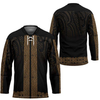 New Zealand Maori Kowhaiwhai Hockey Jersey Parauri Maui and Mangopare - Polynesian Pride