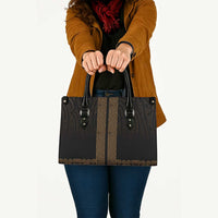 New Zealand Maori Kowhaiwhai Leather Bag Parauri Maui and Mangopare - Polynesian Pride