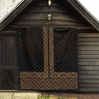 New Zealand Maori Kowhaiwhai Quilt Parauri Maui and Mangopare LT9 - Polynesian Pride