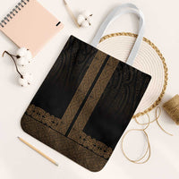 New Zealand Maori Kowhaiwhai Tote Bag Parauri Maui and Mangopare - Polynesian Pride