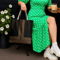 New Zealand Maori Kowhaiwhai Tote Bag Parauri Maui and Mangopare - Polynesian Pride