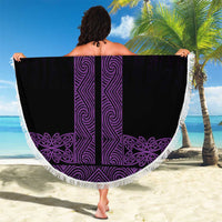 New Zealand Maori Kowhaiwhai Beach Blanket Waiporoporo Maui and Mangopare