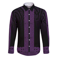 New Zealand Maori Kowhaiwhai Family Matching Short Sleeve Bodycon Dress and Hawaiian Shirt Waiporoporo Maui and Mangopare