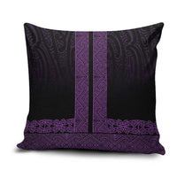 New Zealand Maori Kowhaiwhai Pillow Cover Waiporoporo Maui and Mangopare - Polynesian Pride