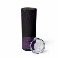New Zealand Maori Kowhaiwhai Skinny Tumbler Waiporoporo Maui and Mangopare LT9 - Polynesian Pride