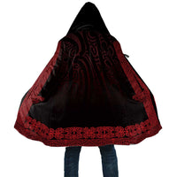 New Zealand Maori Kowhaiwhai Cloak Whero Maui and Mangopare - Polynesian Pride