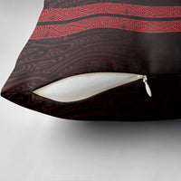 New Zealand Maori Kowhaiwhai Pillow Cover Whero Maui and Mangopare - Polynesian Pride
