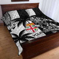 Custom Fiji New Zealand Quilt Bed Set Maori mix Tapa Pattern Version