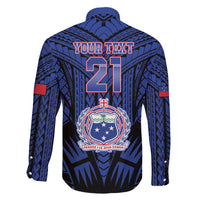 Custom Manu Samoa Sevens Rugby Family Matching Summer Maxi Dress and Hawaiian Shirt Samoan Tribal Tattoo