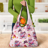 Hawaii Flamingo Hello Summer Grocery Bag Hawaiian Quilt Pattern