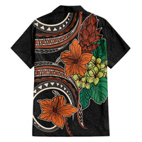Vintage Hibiscus Pacific Floral Family Matching Puletasi and Hawaiian Shirt LT9 - Polynesian Pride