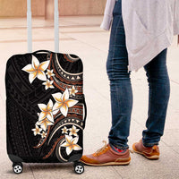 Vintage Plumeria Pacific Floral Luggage Cover