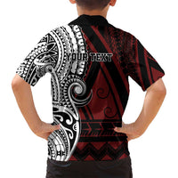 Personalised Tonga Constitution Day 1875 Family Matching Puletasi and Hawaiian Shirt Polynesian Tribal Tattoo LT9 - Polynesian Pride