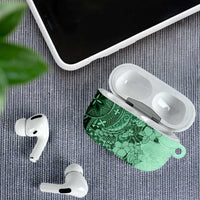 Polynesia AirPods Case Hibiscus Hawaiian Tribal Tattoo Retro Green - Polynesian Pride