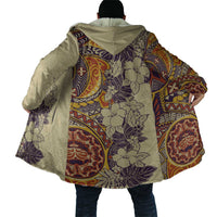 Polynesia Cloak Hibiscus Hawaiian Tribal Tattoo Retro Tan - Polynesian Pride