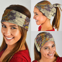 Polynesia Neck Gaiter Hibiscus Hawaiian Tribal Tattoo Retro Tan LT9 - Polynesian Pride