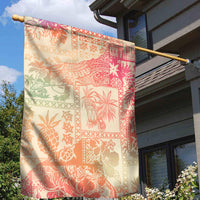 Hawaii Garden Flag Aloha Tribal Pattern Sweat Pink Ombre LT9 - Polynesian Pride