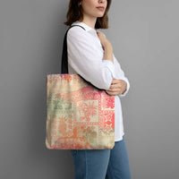 Hawaii Sweat Pink Ombre Tote Bag Aloha Tribal Pattern - Polynesian Pride