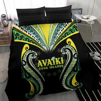 Rugby Cook Islands Avaiki Bedding Set Black Kuki Airani Tribal Maori Inspired - Polynesian Pride