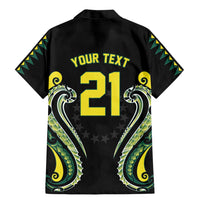 Custom Rugby Cook Islands Avaiki Family Matching Mermaid Dress and Hawaiian Shirt Black Kuki Airani Tribal Maori Inspired - Polynesian Pride