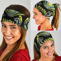 Rugby Cook Islands Avaiki Neck Gaiter Black Kuki Airani Tribal Maori Inspired LT9 - Polynesian Pride