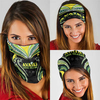 Rugby Cook Islands Avaiki Neck Gaiter Black Kuki Airani Tribal Maori Inspired LT9 - Polynesian Pride