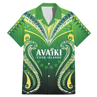 Custom Rugby Cook Islands Avaiki Family Matching Mermaid Dress and Hawaiian Shirt Green Kuki Airani Tribal Maori Inspired - Polynesian Pride