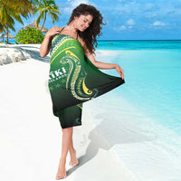 Rugby Cook Islands Avaiki Sarong Green Kuki Airani Tribal Maori Inspired LT9 - Polynesian Pride
