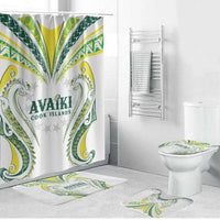 Rugby Cook Islands Avaiki Bathroom Set White Kuki Airani Tribal Maori Inspired - Polynesian Pride