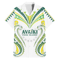 Custom Rugby Cook Islands Avaiki Family Matching Mermaid Dress and Hawaiian Shirt White Kuki Airani Tribal Maori Inspired - Polynesian Pride