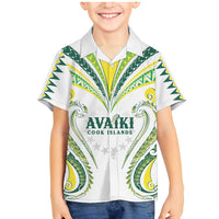 Custom Rugby Cook Islands Avaiki Family Matching Mermaid Dress and Hawaiian Shirt White Kuki Airani Tribal Maori Inspired - Polynesian Pride