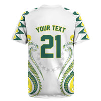 Custom Rugby Cook Islands Avaiki Rugby Jersey White Kuki Airani Tribal Maori Inspired LT9 - Polynesian Pride