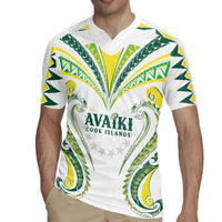 Custom Rugby Cook Islands Avaiki Rugby Jersey White Kuki Airani Tribal Maori Inspired LT9 - Polynesian Pride