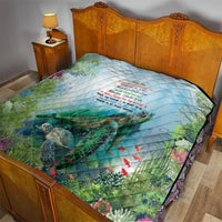 Polynesia Mother's Day Quilt Magnificent Sea Turtle Of Love and Gratitude