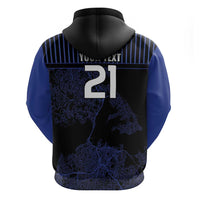 Custom Oceania Football NZ Auckland Hoodie Minimal City Map Style