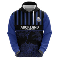 Custom Oceania Football NZ Auckland Zip Hoodie Minimal City Map Style LT9 - Polynesian Pride