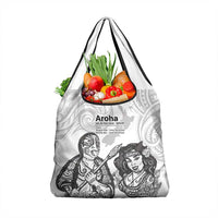Aroha Maori Language Grocery Bag Te Reo Maori Inspired Art