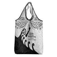 Kia Haka Maori language Grocery Bag Te Reo Maori Inspired Art