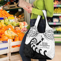 Kia Haka Maori language Grocery Bag Te Reo Maori Inspired Art