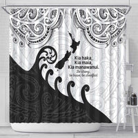 Kia Haka Maori language Shower Curtain Te Reo Maori Inspired Art LT9 - Polynesian Pride