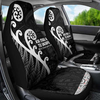 Kia Mau Ki To Ukaipo Car Seat Cover Te Reo Maori Koru Fern Art