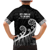 Kia Mau Ki To Ukaipo Family Matching Mermaid Dress and Hawaiian Shirt Te Reo Maori Koru Fern Art LT9 - Polynesian Pride