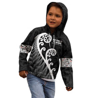 Kia Mau Ki To Ukaipo Kid Hoodie Te Reo Maori Koru Fern Art