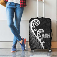 Kia Mau Ki To Ukaipo Luggage Cover Te Reo Maori Koru Fern Art