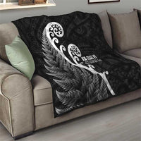 Kia Mau Ki To Ukaipo Quilt Te Reo Maori Koru Fern Art LT9 - Polynesian Pride