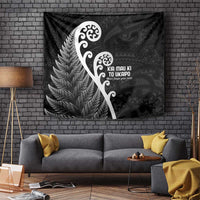 Kia Mau Ki To Ukaipo Tapestry Te Reo Maori Koru Fern Art LT9 - Polynesian Pride