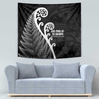 Kia Mau Ki To Ukaipo Tapestry Te Reo Maori Koru Fern Art LT9 - Polynesian Pride
