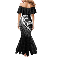 Kia Ora Maori Language Mermaid Dress Te Reo Maori Koru Fern Art LT9 - Polynesian Pride