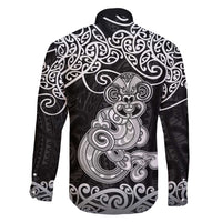 Te Reo Maori Tiki Inspired Art Family Matching Mermaid Dress and Hawaiian Shirt LT9 - Polynesian Pride