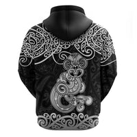 Te Reo Maori Tiki Inspired Art Hoodie